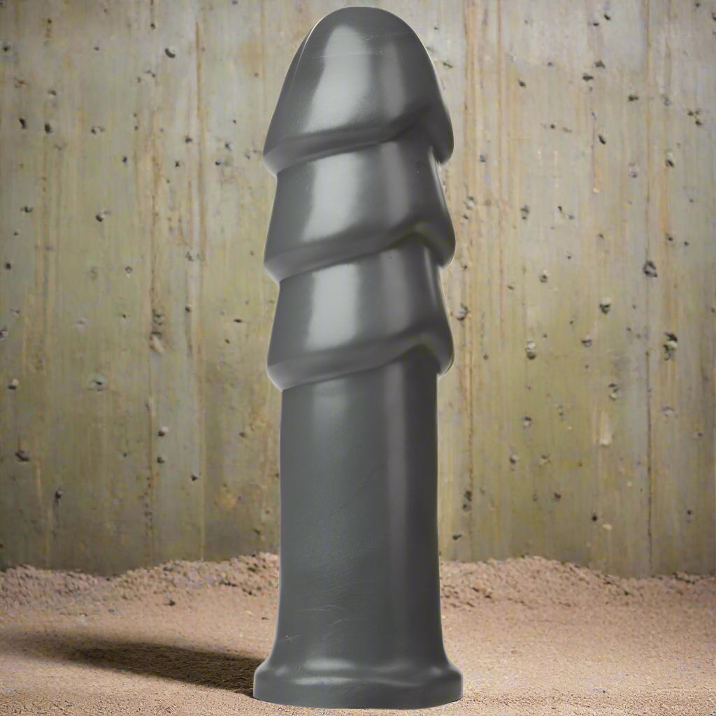 Warhead B-10 Butt Plug 10 inch Dildo Gun Metal