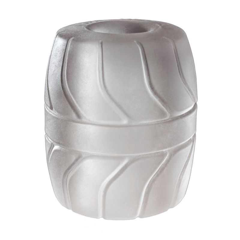Perfect Fit SilaSkin ball stretcher in Clear with curved outer grooves