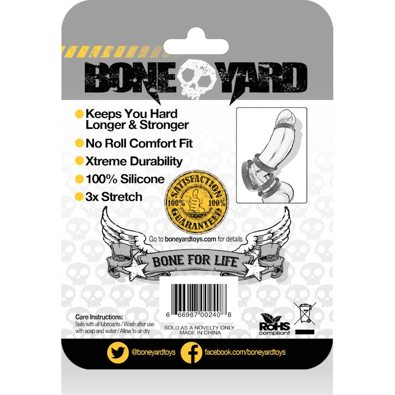 Boneyard Silicone C-Ring 40mm Black