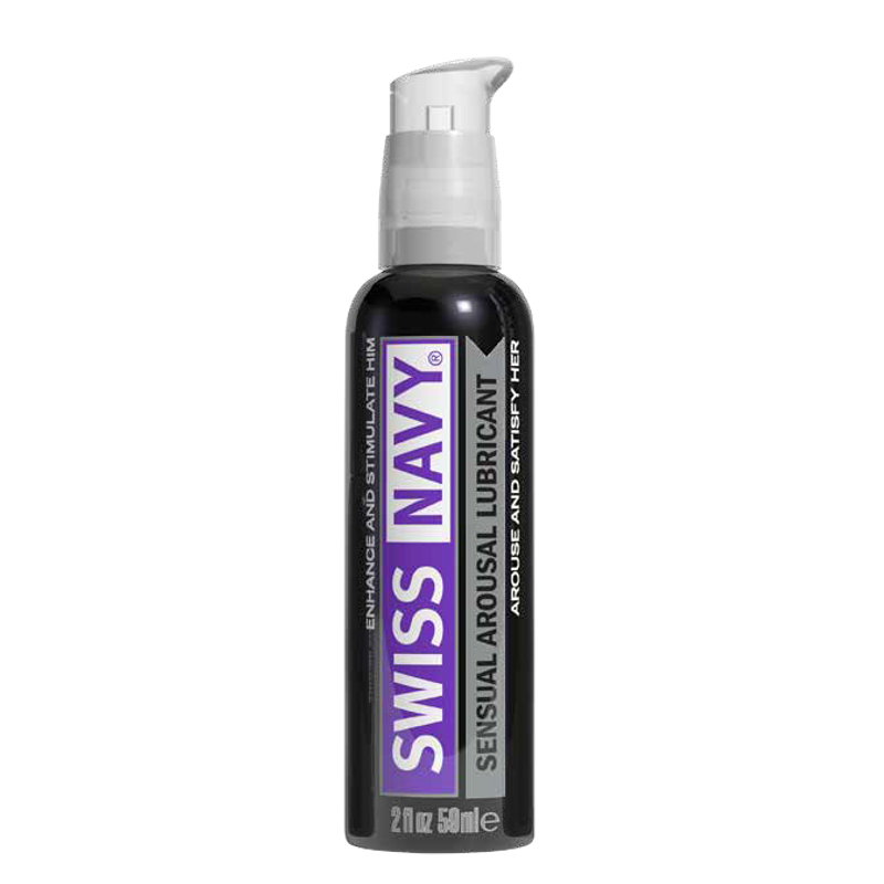 Swiss Navy Sensual Gel 59 ml pump bottle, front view