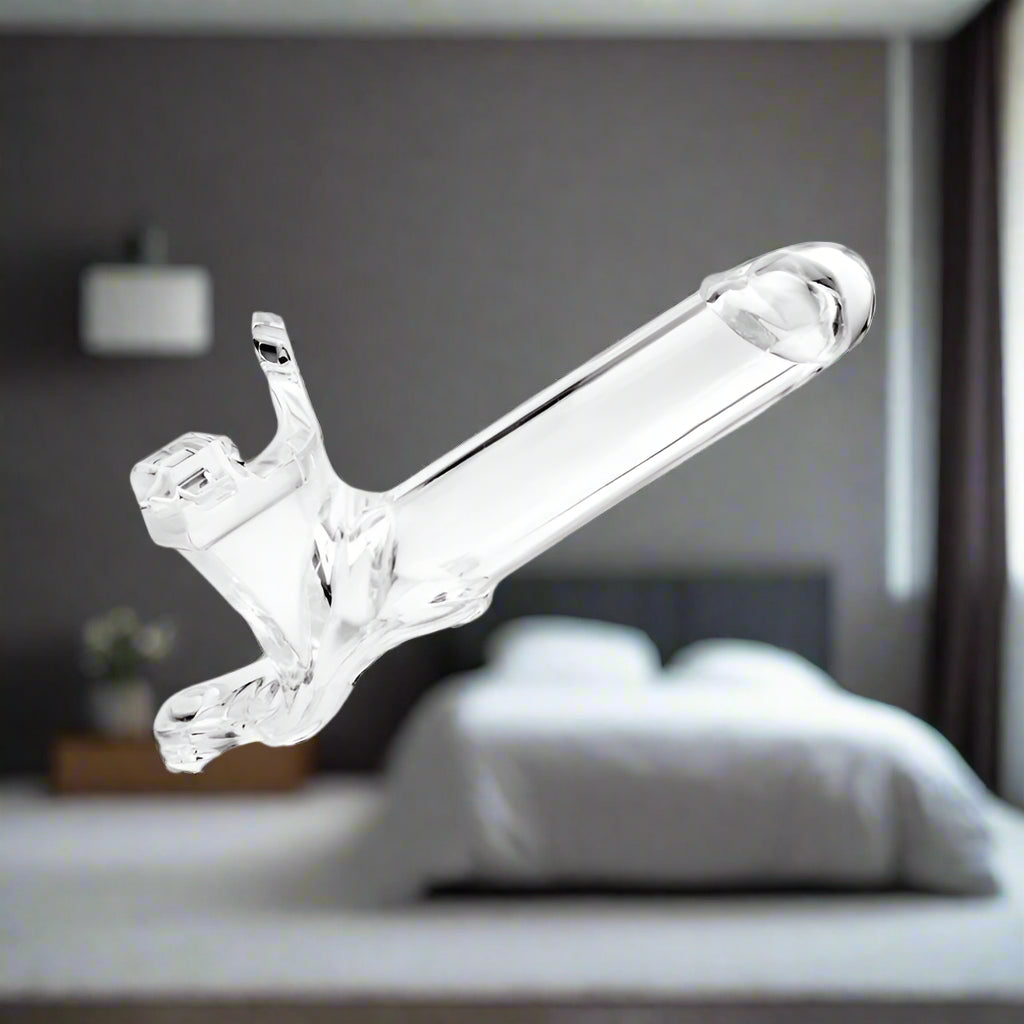 PerfectFit Zoro Knight 6” Strap-On Clear – Harness-Free Power