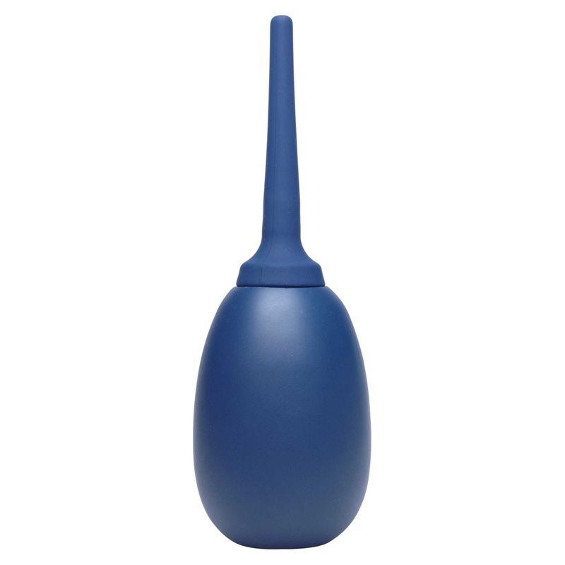 CleanStream Flex-Tip 250ml anal douche with blue silicone bulb and flexible nozzle