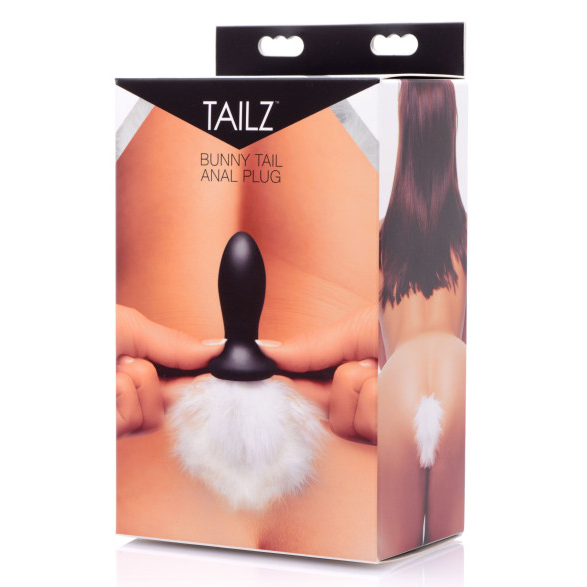 Fluffy Bunny Tail Butt Plug White By Tailz | The Love Shop