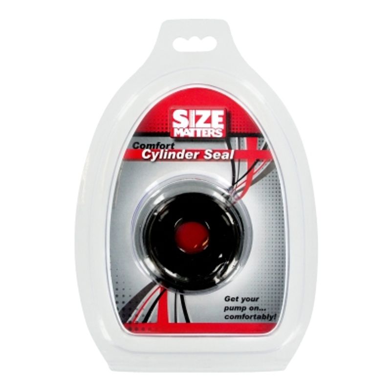 Penis Pump Cylinder Comfort Seal Black Size Matters