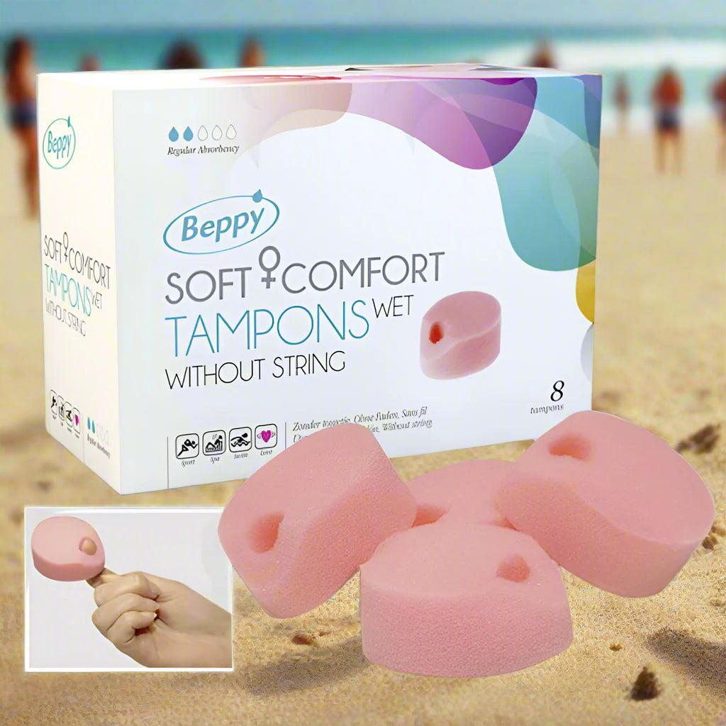 Beppy Soft+Comfort Wet Beppy Action Sponges – 8 Pack