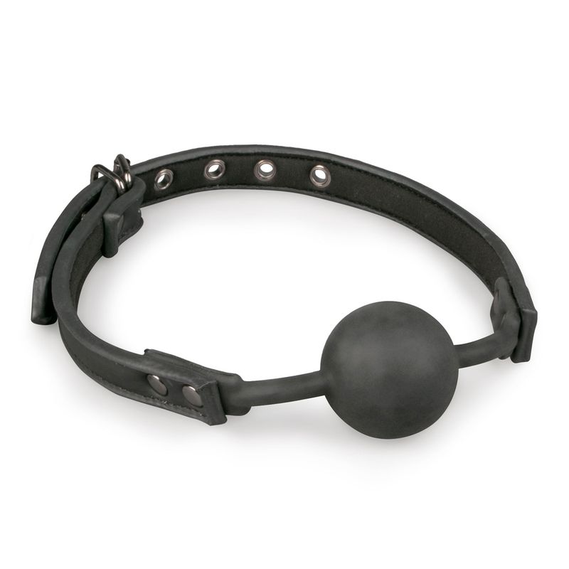 Ball Gag With Silicone Ball Black
