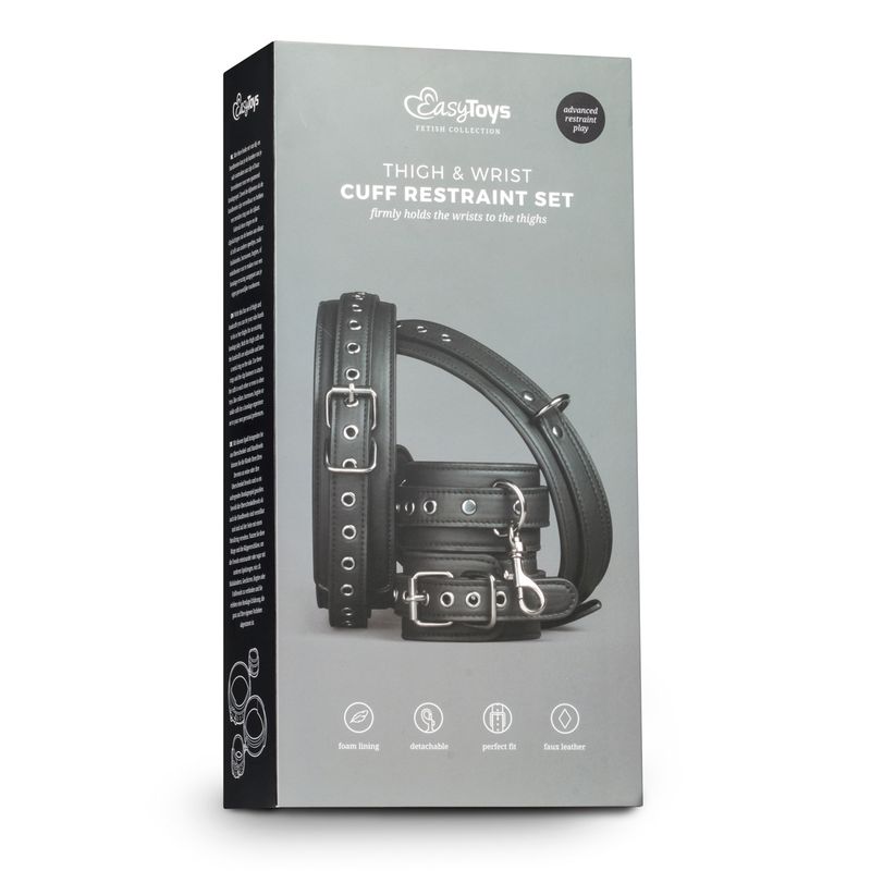 Thigh and Wrist Cuff Fetish Collection Set