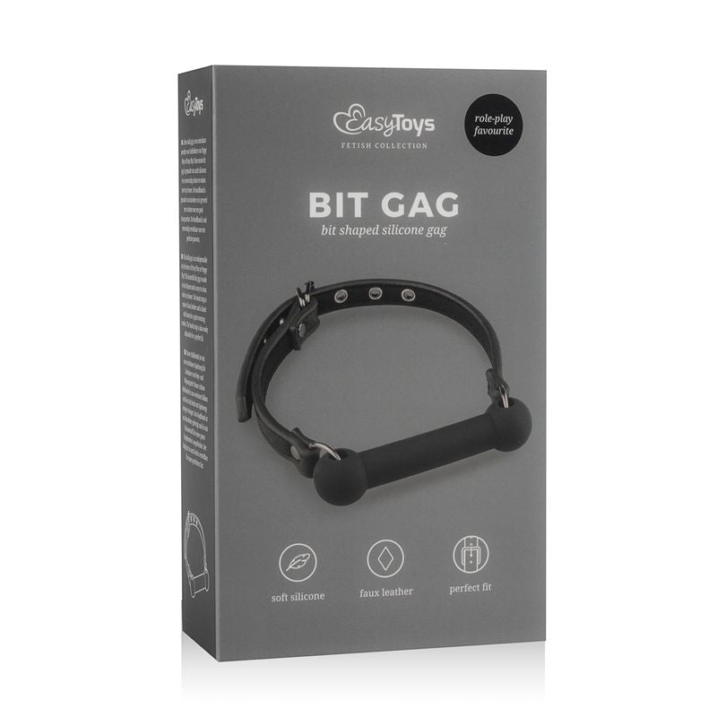 Silicone Bit Gag With Adjustable Strap For Pony Play