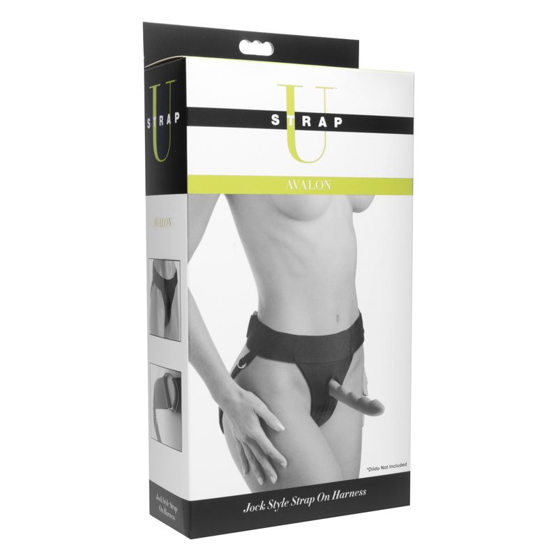 Avalon Jock Style Strap On Harness Purple