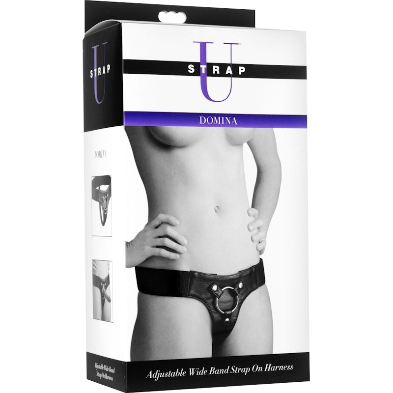 Strap U Strap On Harness – Domina Wide Band, Secure Fit