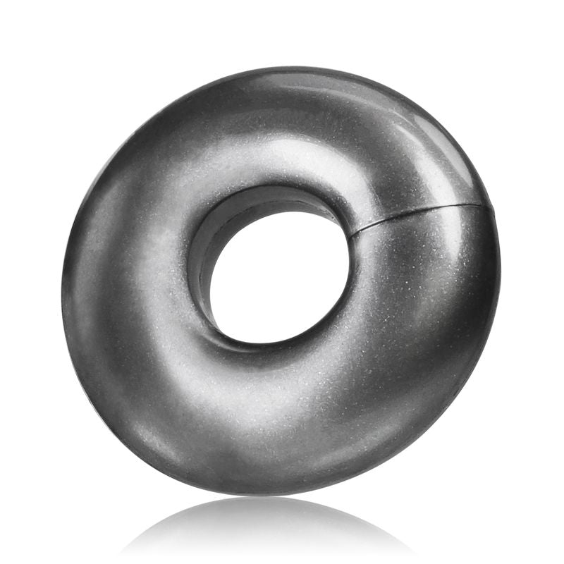 OXBALLS Ringer Steel ring, angled rear view showing the rounded band