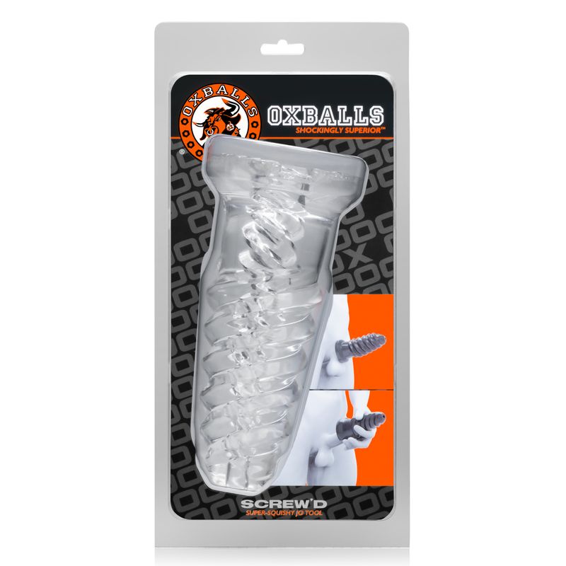 ScrewD Super Squish Corkscrew Jackoff Toy by OxBalls