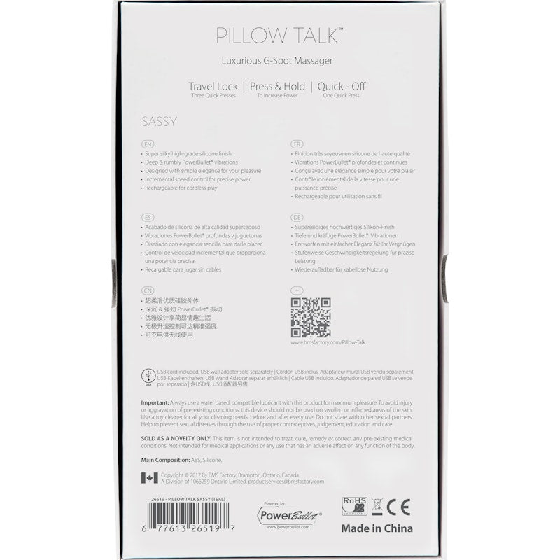 Pillow Talk G-Spot Vibe Sassy Pink