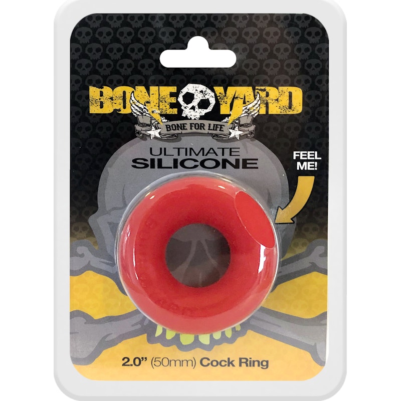 Bone Yard Ultimate Silicone C-Ring Red