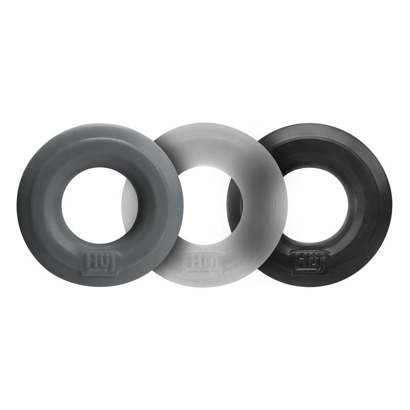 HUJ3 C-Ring 3 Pack PLUS+Silicone Blend by Hunkyjunk
