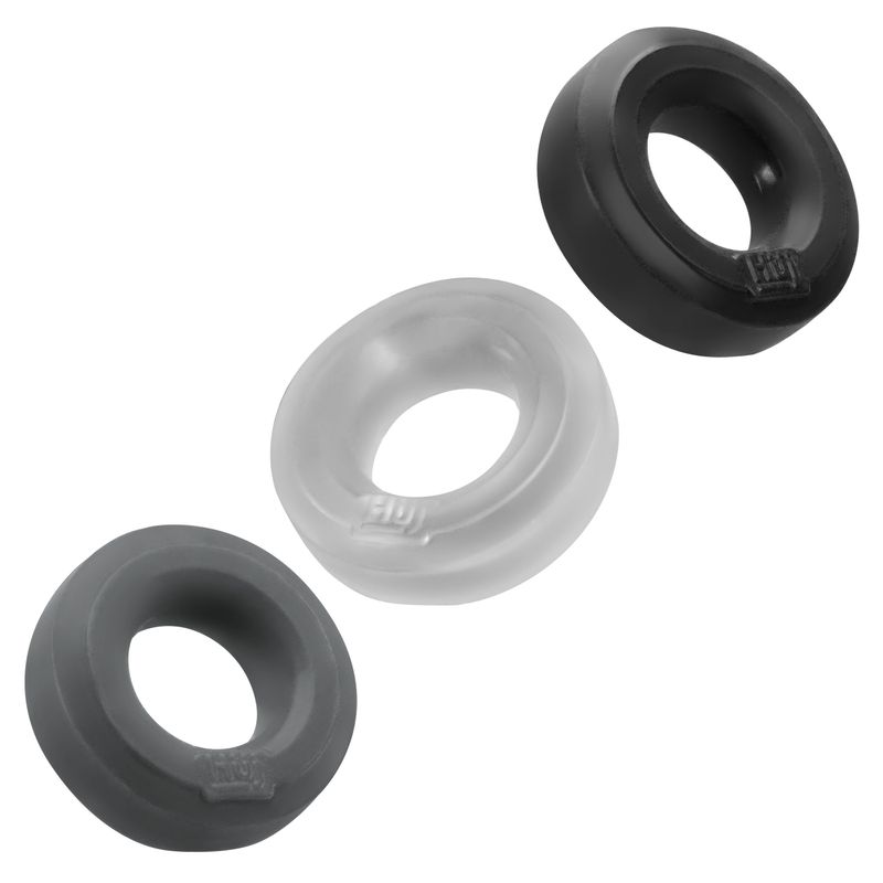 HUJ3 C-Ring 3 Pack PLUS+Silicone Blend by Hunkyjunk