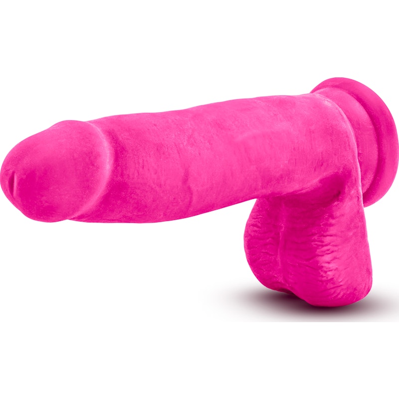 Bold Pleaser 7inch Dildo with Balls Pink