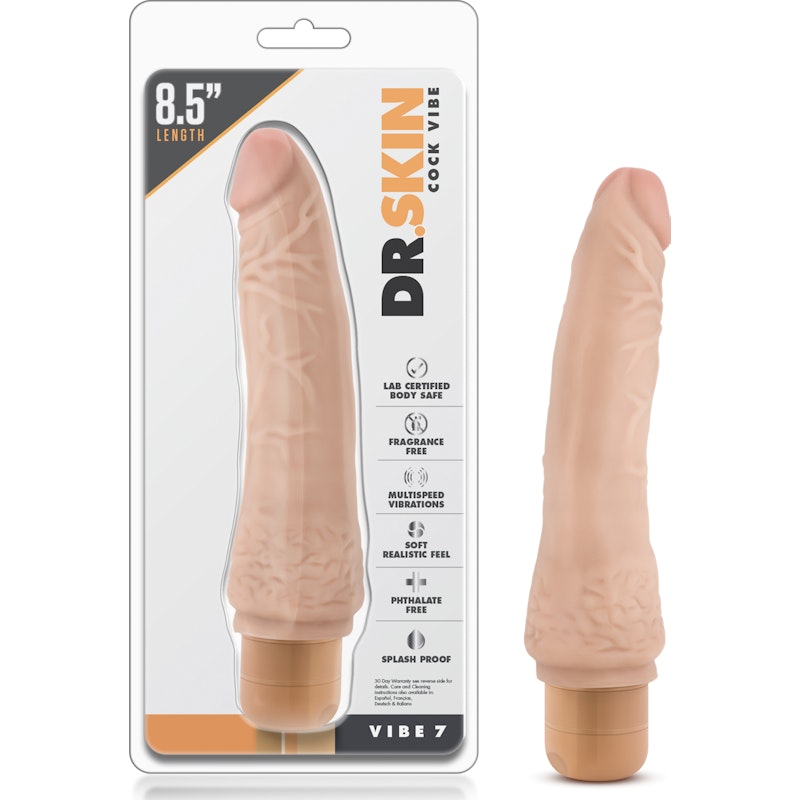 Dr Skin Cock Vibe 7 - 8.5inch Vibrator