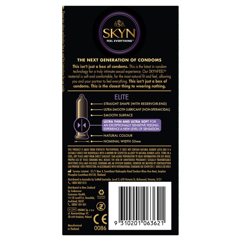 SKYN Elite Non-Latex Condoms, A Softer Way to Feel Close