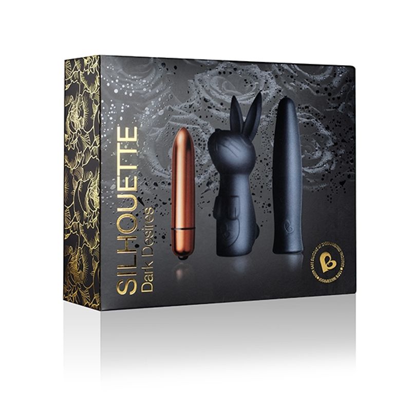 Silhouette Bullet Vibrator Dark Desires Set Waterproof