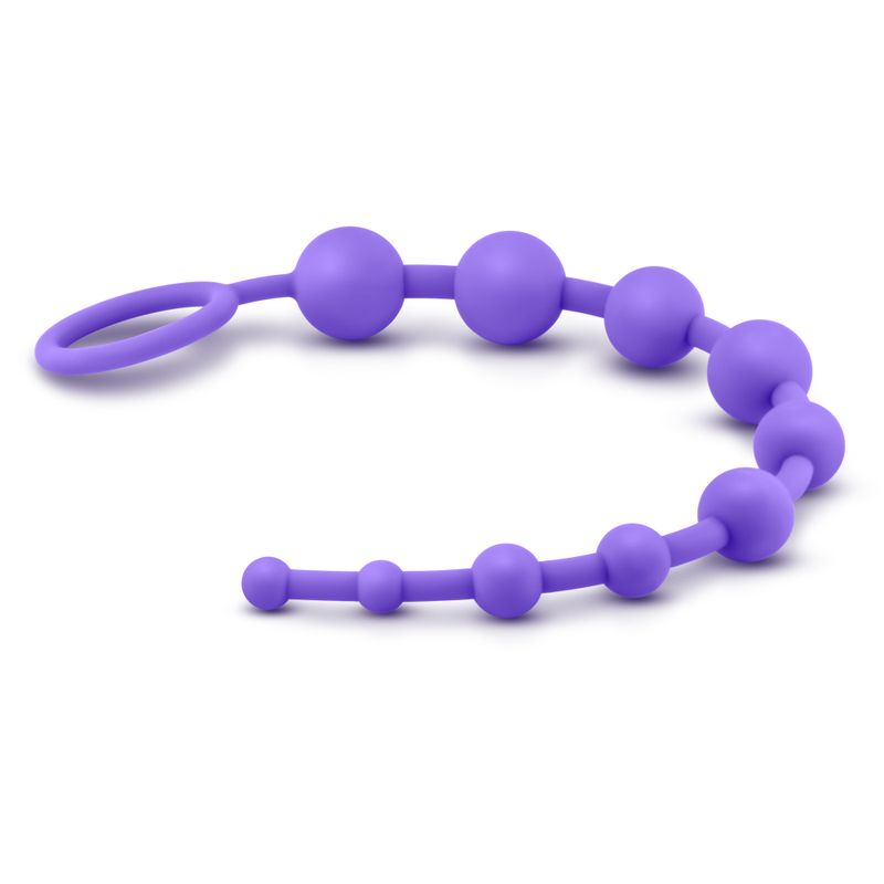 Blush Luxe Silicone 10-Bead Trainer – Graduated, Satin-Smooth