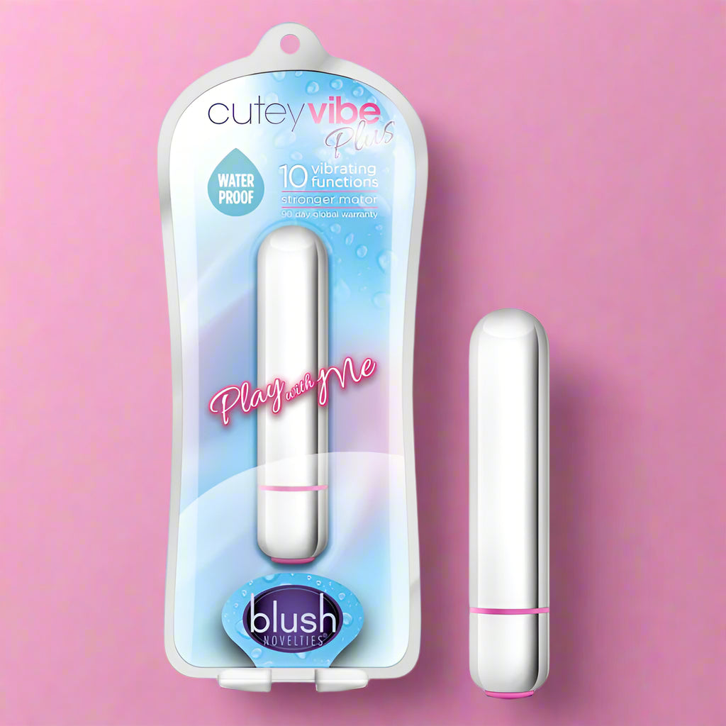 Bullet Vibrator Play with Me Cutey Vibe Plus Silver