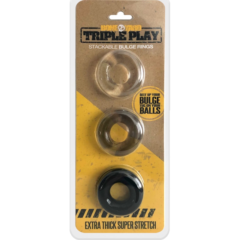 Triple Play Cock Ring Mixed