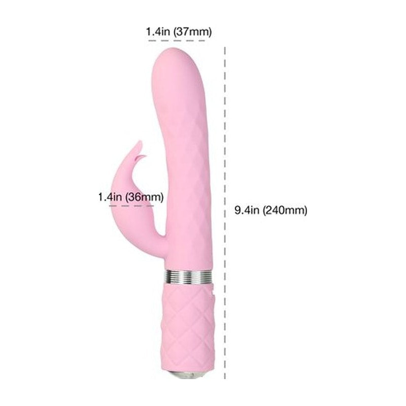 Pillow Talk Lively Rabbit Vibrator Pink