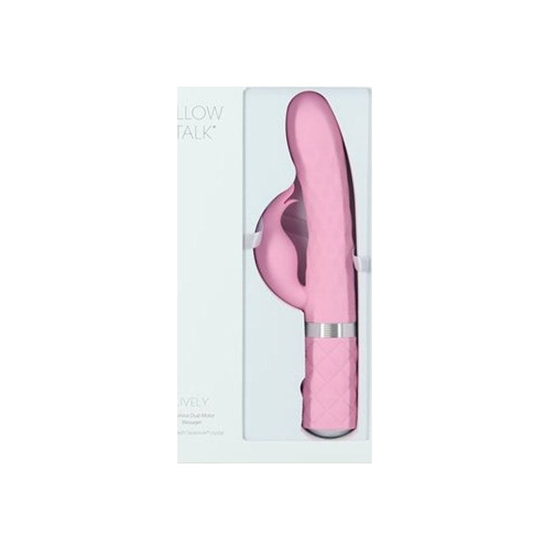 Pillow Talk Lively Rabbit Vibrator Pink