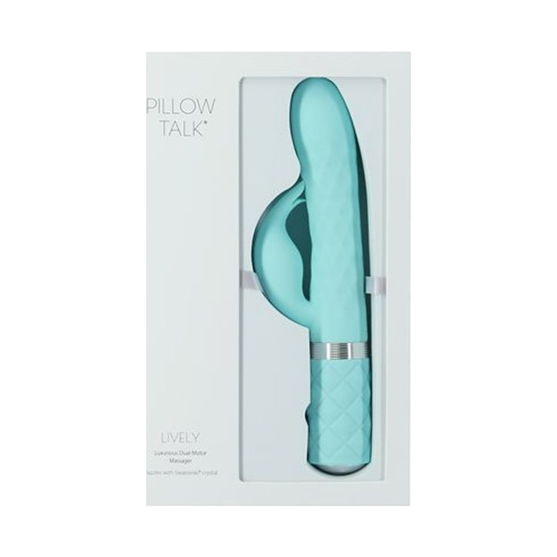 Pillow Talk Lively Rabbit Vibe Teal