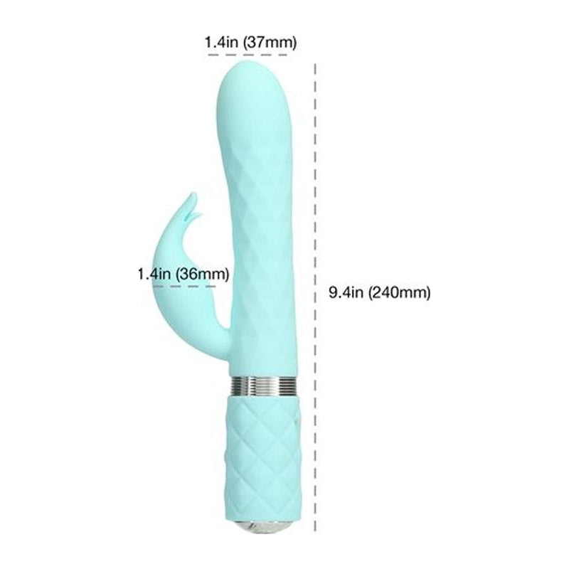 Pillow Talk Lively Rabbit Vibe Teal