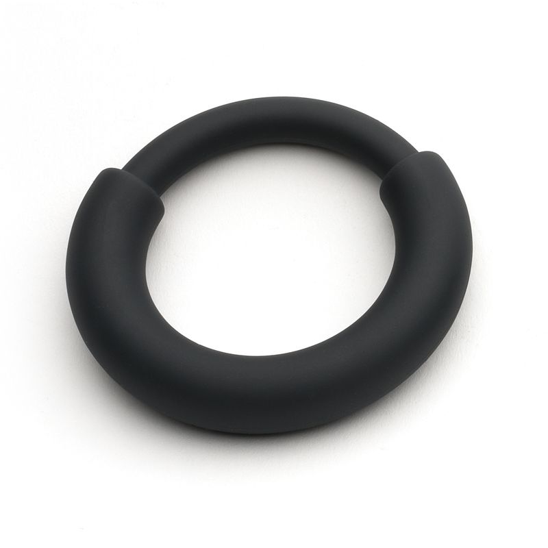 Sport Fucker Boost Fusion ring in black, showing the thick front section and curved silicone exterior