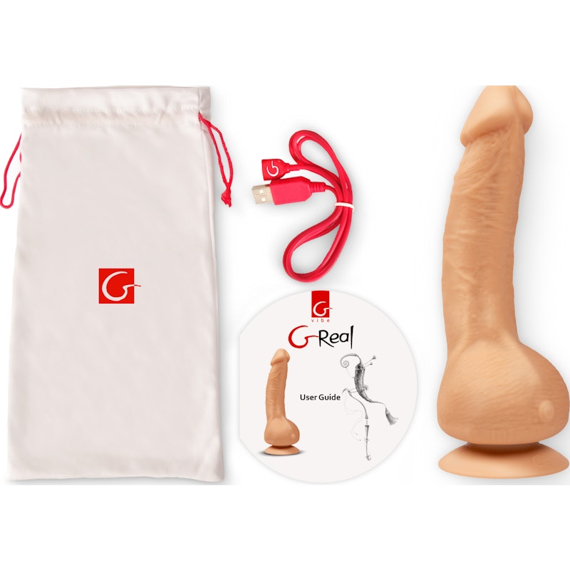 Gvibe’s G-Real Bioskin Dong with Suction Cup
