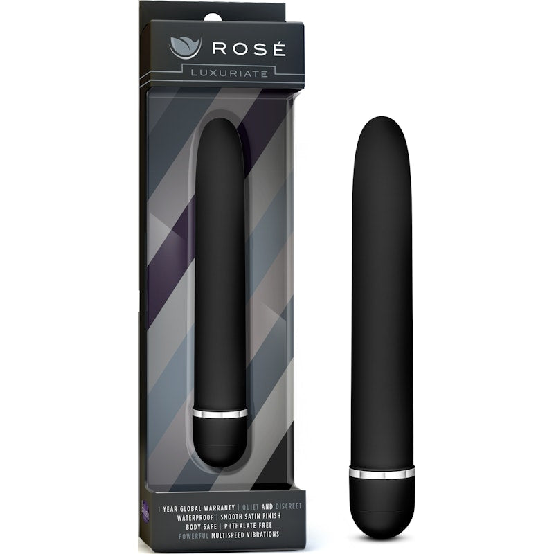 Rose Luxuriate Classic Vibrator Black