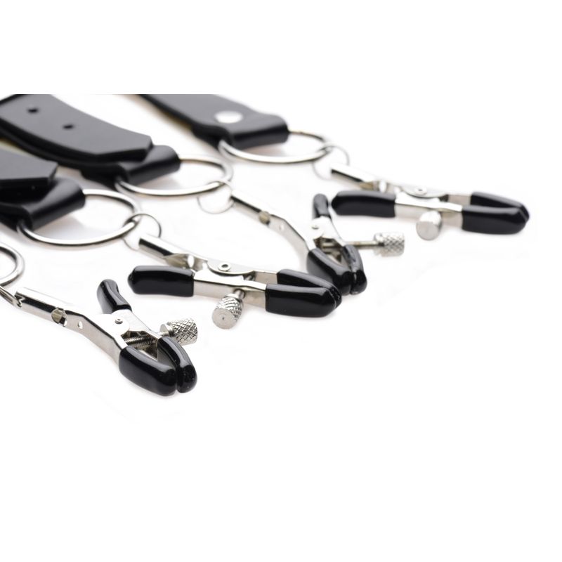 Standard Spread rubber-tipped clamps with individual pressure-adjustment screws