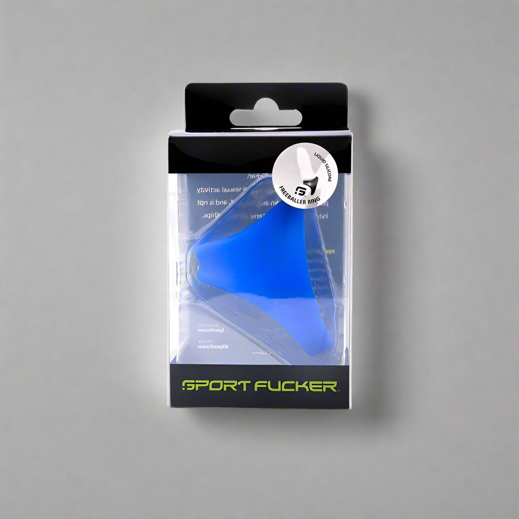 Sport Fucker Freeballer C-Ring & Ball Stretcher Blue