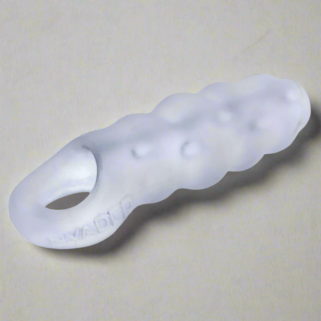Invader Penis Extender Cocksheath by OxBalls Clear