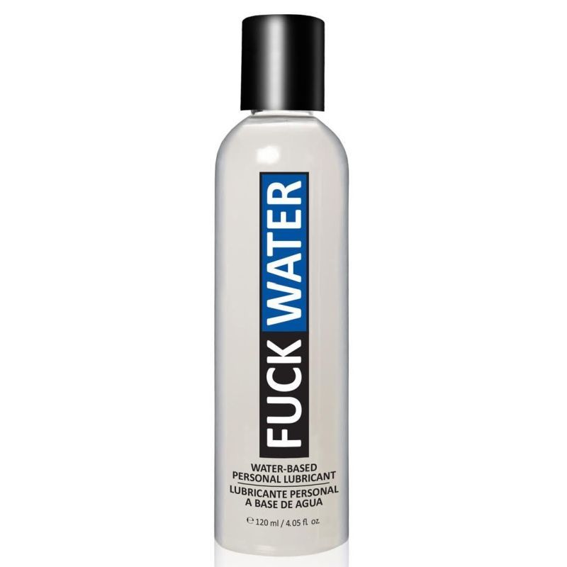 FuckWater Hybrid Cream Lubricant 120ml bottle containing a white water-and-dimethicone formula