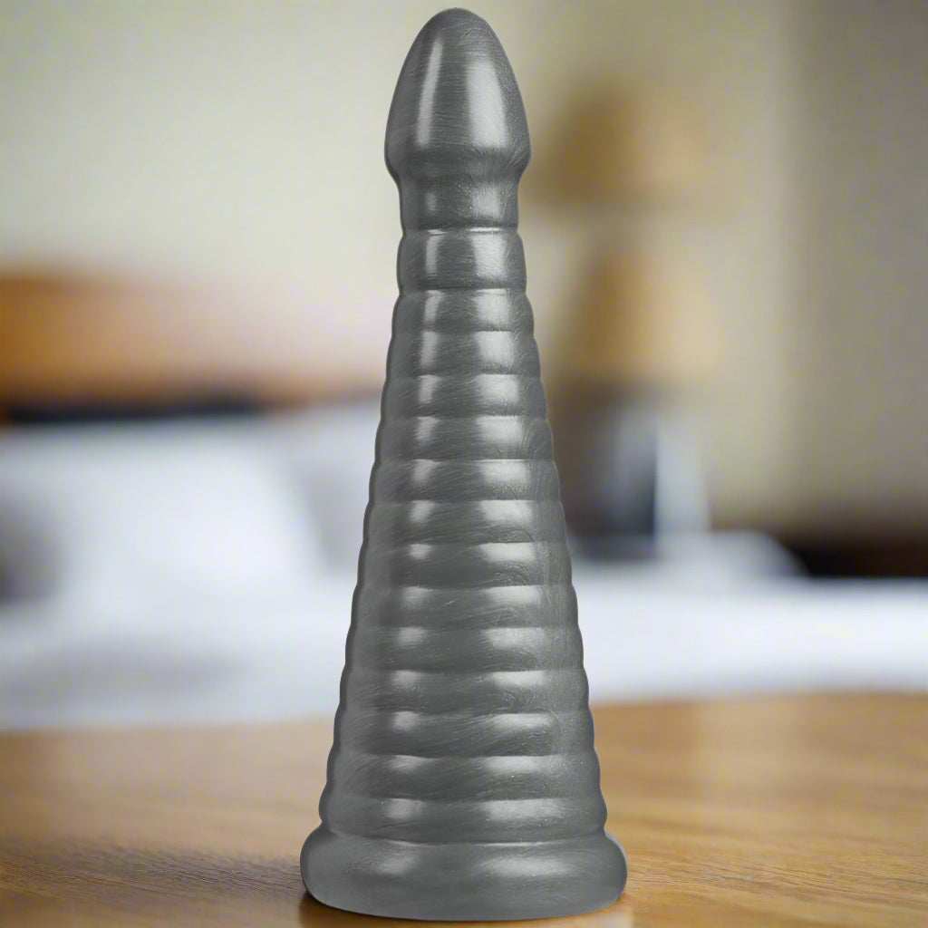 Rockeye 11-Inch Butt Plug Gun Metal by American Bombshell