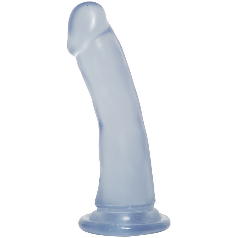 Crystal Jellies Slim Dildo 6.5inch Clear