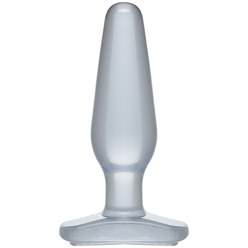 Crystal Jellies Medium Butt Plug 5 inch Clear
