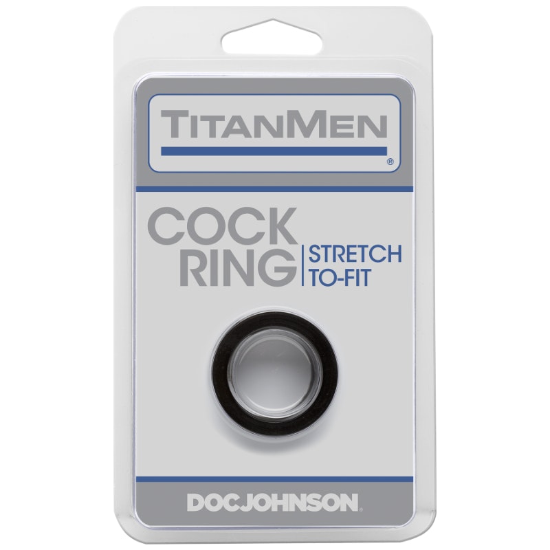 TitanMen Stretch C-Ring Black