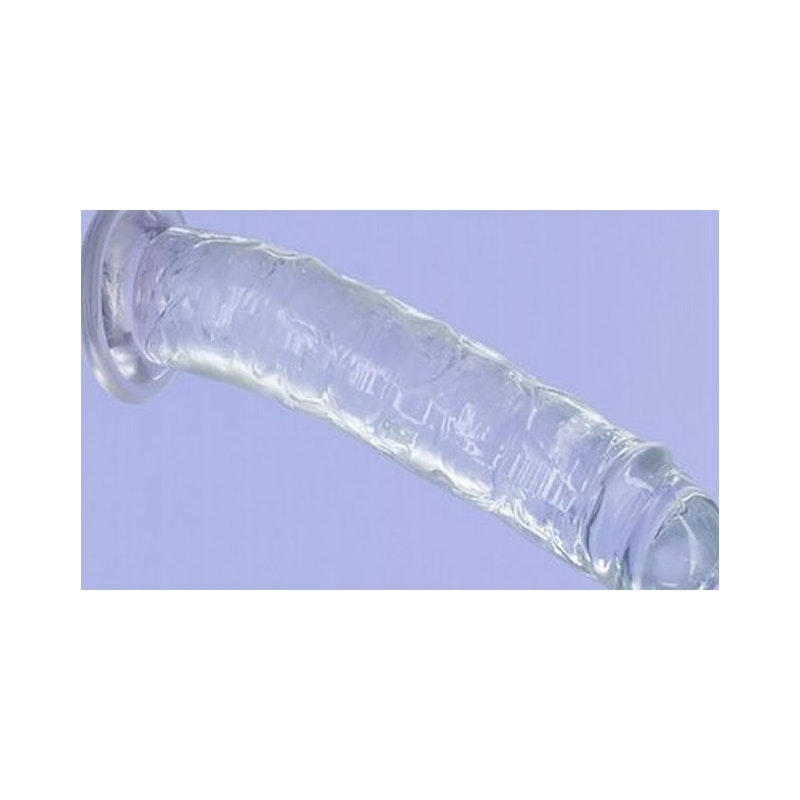 Crystal Dildo Straight 9in Clear Clear