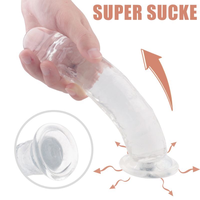 Lester Dong Clear Medium with a Powerful Suction Cup