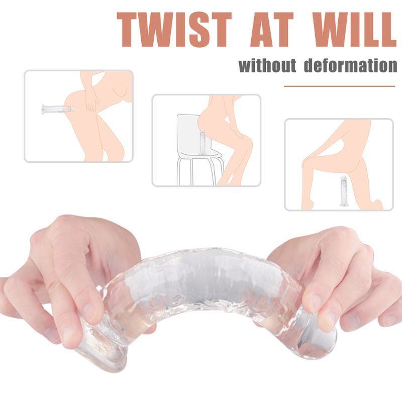 Lester Dong Clear Medium with a Powerful Suction Cup