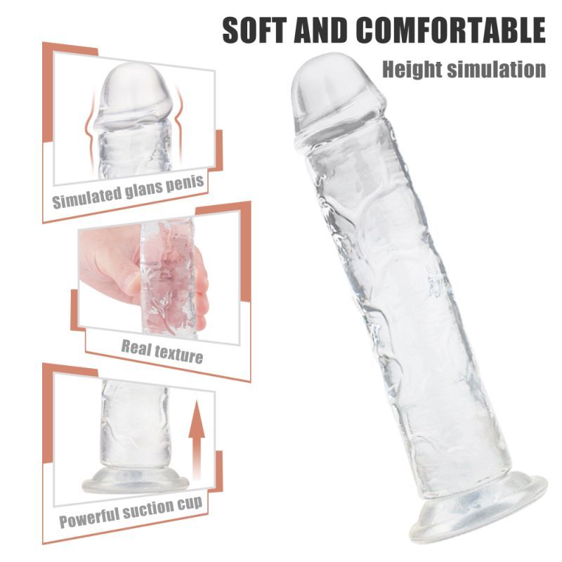 Lester Dong Clear Medium with a Powerful Suction Cup