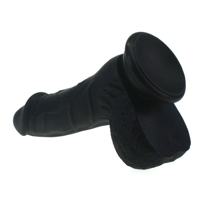 Pedro Thick Realistic Dildo with Balls - Black by X-MEN