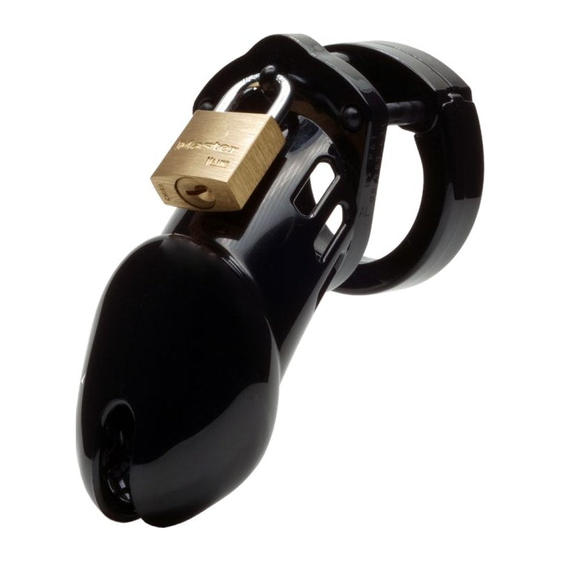 Cockcage CB-6000 Black Chastity Cage – Secure Male Lock