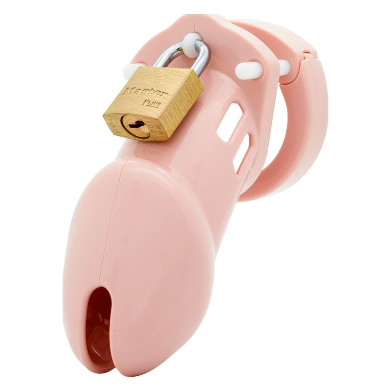 Cockcage CB-6000 Pink Chastity Cage – Secure Male Lock