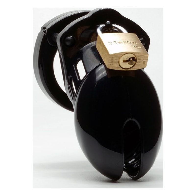 Cockcage CB-6000S Black Chastity Cage – Secure Male Lock